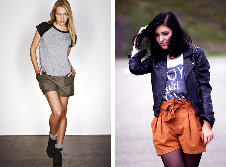 Тренд осени 2011 - Трикотажные шорты Тренд осени 2011 - Трикотажные шорты