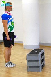 Упражнения для бёдер: подъем на возвышение Упражнения для бёдер: подъем на возвышение